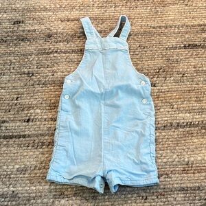 Minnow Light Blue Kids Overalls